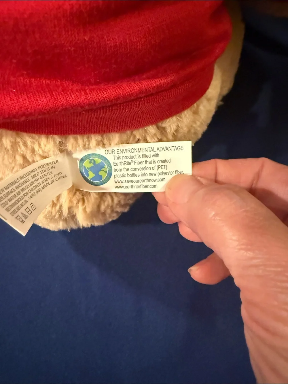 Aeropostale Teddy Bear Plush Red Hoodie 15” NWT A87